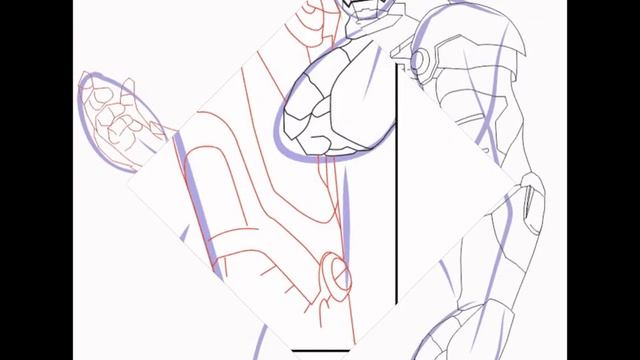 как нарисовать железного человека поэтапно смотреть онлайн