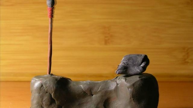 Как сделать каменный топор для фэнтези миниатюры из пластилина