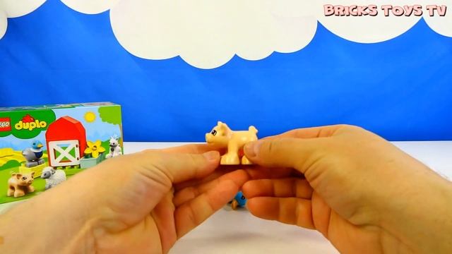 LEGO DUPLO 10949 Farm Animal Care. ЛЕГО Дупло 10949 Уход за животными на ферме. Строим из ЛЕГО Дупл смотреть онлайн