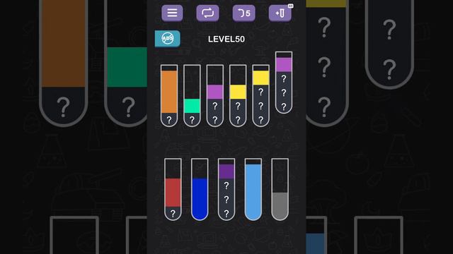 Water Sort Puzzle level 50#50level #puzzle #watercoloursort смотреть онлайн