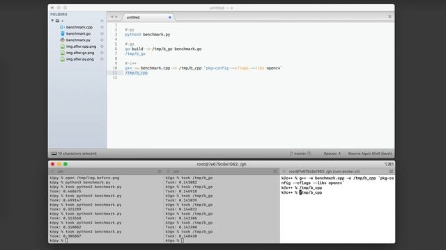 Best blur with OpenCV