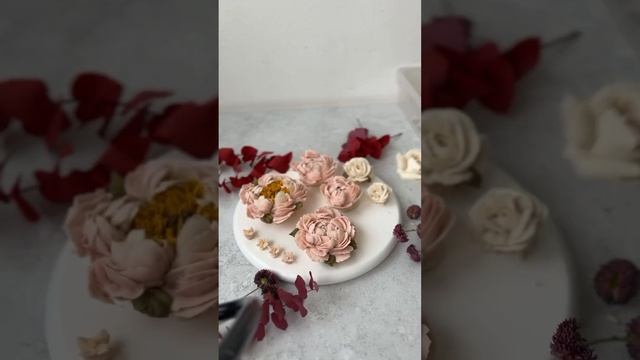 Курс «кремовая флористика» старт 22 января ❤️ ссылка в описании канала #кремоваяфлористика смотреть онлайн