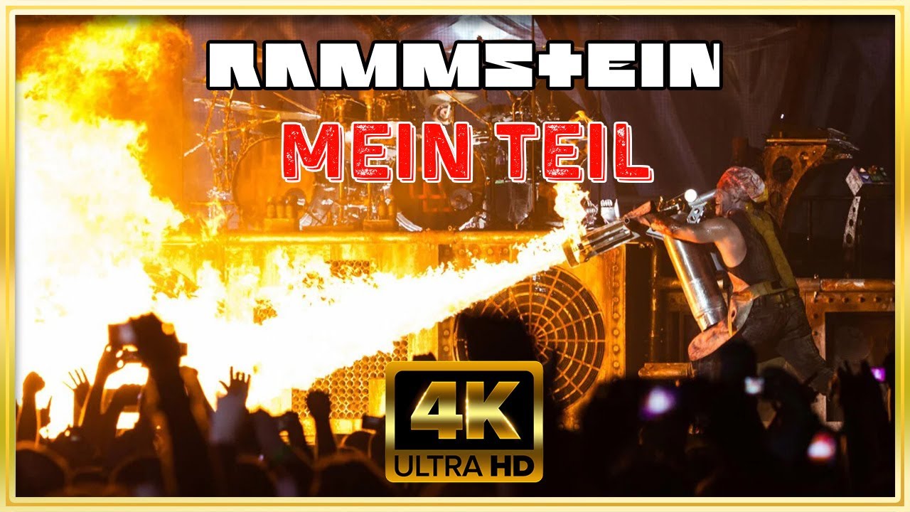 Rammstein - Mein Teil 4K 60fps - Hurricane Festival 2013 HD 2160p video remaster HQ