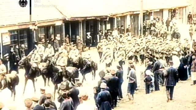 1914 год. Первая мировая война. Кавказский фронт. 13й Эриванский полк на марше