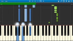 Стас Михайлов - Девочка-Лето (на пианино Synthesia)