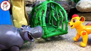 Детские мультяшные игрушки,  лев, лиса, бегемотик, гипард, гиена1