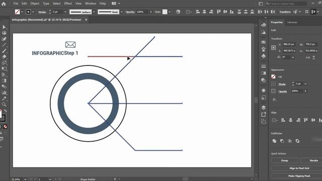 creative InfoGraphic design in adobe illustrator смотреть онлайн