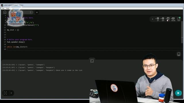 Learn Python for Mindstorms (LEGO 51515) Part 9: Python Lists