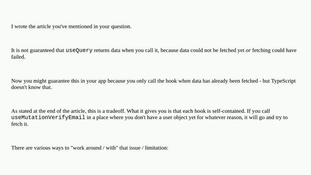 How to use react-query to replace context смотреть онлайн