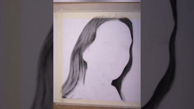 Parte Del Pelo De GEORGINA Rodríguez! #artista#arte#artist #art #drawing