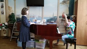 Занятие со студентами 4 курса музыкального колледжа.