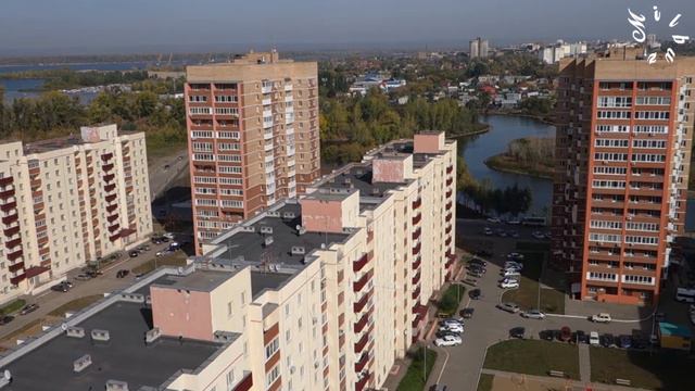 Самара с высоты // жилой район 