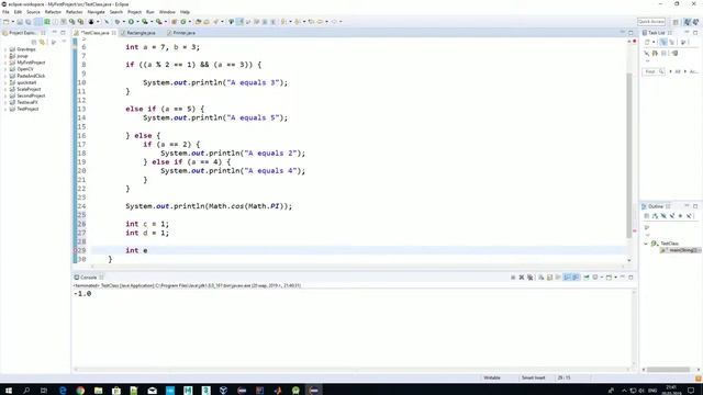 Java - Использование класса Math, увеличение значения переменной на единицу