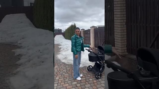 Безопасная коляска Tutum @Amarobaby 2в1 с автоматич. тормозом для дочки @IVLEVCHEF #детскаяколяска.