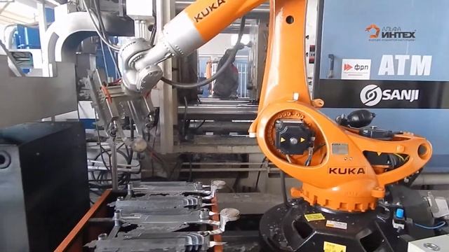 Роботизация обслуживания машины литья под давлением смотреть онлайн