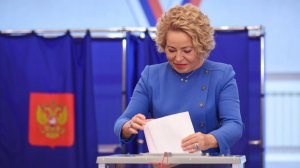 «Мы выбираем будущее»: Валентина Матвиенко проголосовала на выборах в Петербурге