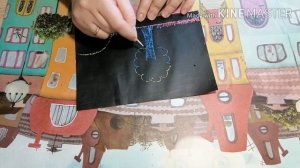 Рисование весеннего пейзажа в технике "граттаж". Старшая группа