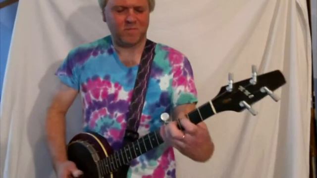 Having fun with my BOSS DD7 and my custom Electric Banjo смотреть онлайн