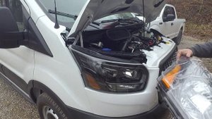 2015-2024 Ford Transit OEM Bi-Xenon HID / LED DRL Headlight Installation Conversion
