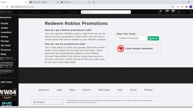 ALL *NEW* ⭐ROBLOX PROMO CODES!⭐ - FREE RED PANDA PARTY PET! *TIK TOK CODE* Roblox Promo Codes 2020✅ смотреть онлайн