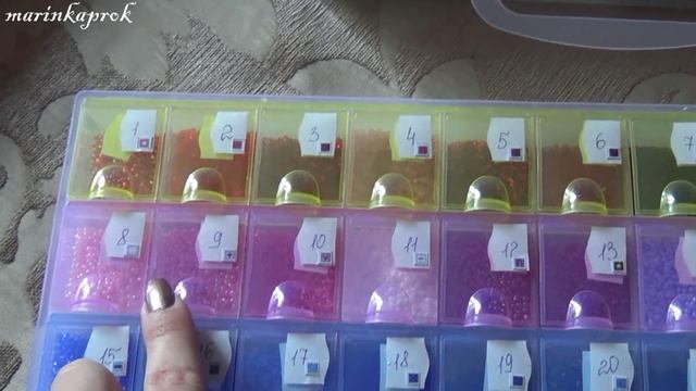 Платье 73-03 "Вишиті мрії" Окончание,обзор организации бисера смотреть онлайн