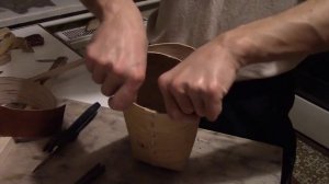 Кузовок для ягод из бересты