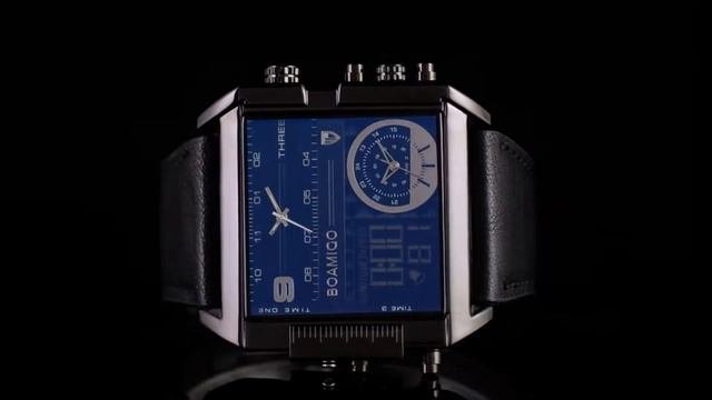 Мужские спортивные часы с большим экраном. Мужские часы с Aliexpress