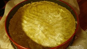 Пирог с брусникой из песочного теста