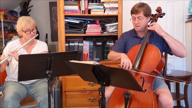 C.P.E. Bach - Sonata for Flute and Harpsichord, H555 - Andante смотреть онлайн