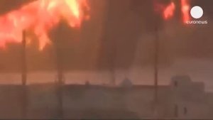 Ракета Протон упала на Байконуре!!!!!!!!!!!!!!