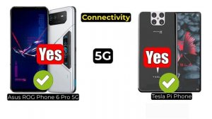 Tesla Pi Phone  VS  Asus ROG Phone 6 Pro 5G |  Review Comparison