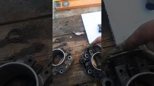 подсос воздуха на оси блока дроссельной заслонки двигатель b20b