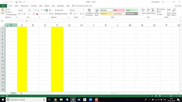 How to Unhide Columns and Rows in Excel смотреть онлайн