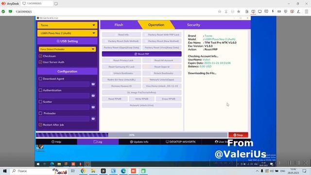 FRP Tecno Pova Neo 2 LG6n Сброс Аккаунта Гугл + DL Image Fix.TFM TOOL PRO. Удалённая разблокировка