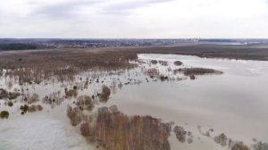 Дракинский карьер во время разлива