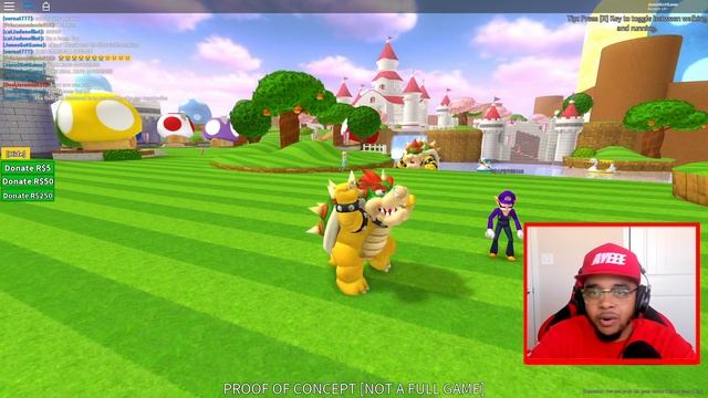 SUPER MARIO WORLD DANCE PARTY IN ROBLOX (Roblox Super Mario Showcase) смотреть онлайн