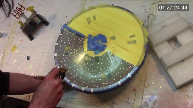1/350 Enterprise Refit 5 Color Painting: Raw Footage Pt.6 Lower Saucer - Orbital Drydock смотреть онлайн