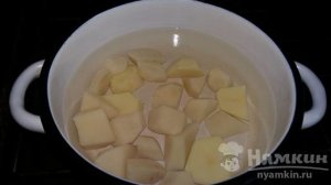 Овсяный суп с курицей и зеленью