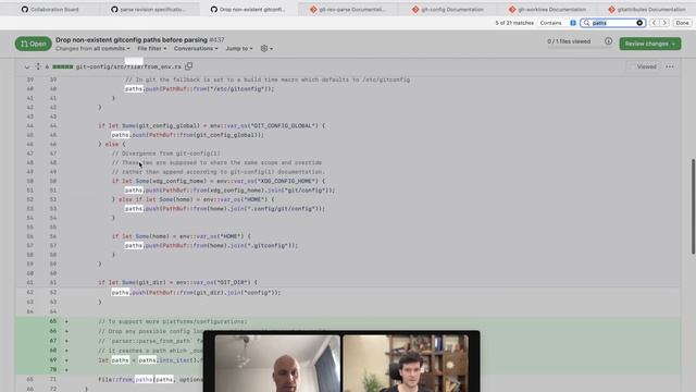 GG-10: Reviewing the first git-config PR: changing `File::from_env_paths()` смотреть онлайн