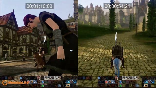 [Обзор] Быстроногий Полосатый Голубой Ослик / Осел за донат (ArcheAge) смотреть онлайн