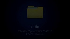What is DTSAPO3Service.exe? [DTS APO Service]