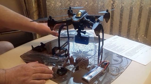 Подвес на квадрокоптер Hubsan H501S pro смотреть онлайн