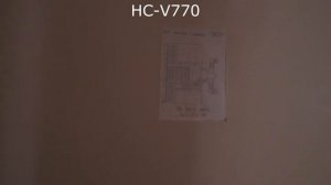 Panasonic HC-V770 (V760) vs Panasonic HDC-SD800 (900) Video Test