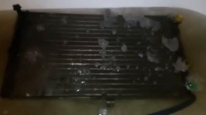 Как дешёвый тосол разъедает алюминиевый радиатор
