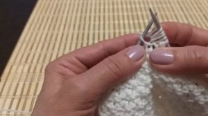 Рельефный узор БУКЛЕ. Вязание спицами.