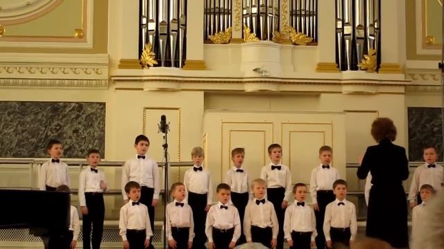 Хоровая студия мальчиков СПб - Со вьюном я хожу смотреть онлайн