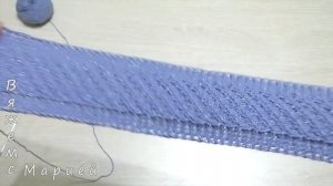 Повязка на голову спицами. Вяжем спицами. // Knitting headband