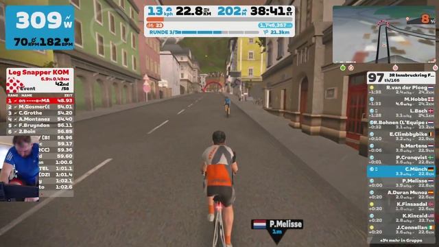 Zwift 3R Innsbruckring Flat Race - Cat C смотреть онлайн