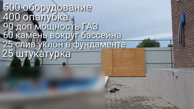 БАССЕЙН с подогревом | СМЕТА Цена под ключ | Отзыв владельца | СТОИМОСТЬ бассейна ?♀️?♂️