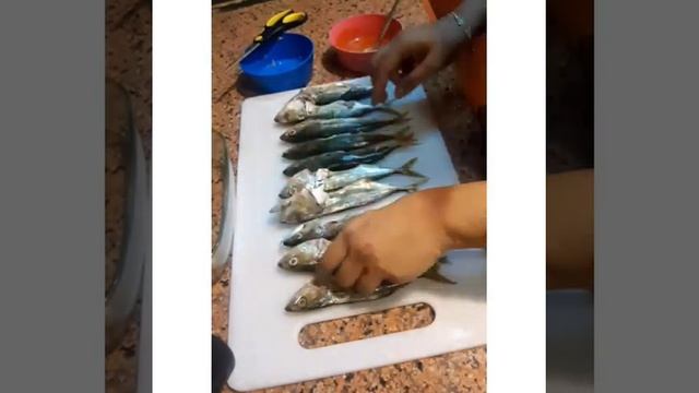 #mackerel fish recipe| How to grilled mackerel Roasted mackerel with garlic lemon and chilly смотреть онлайн